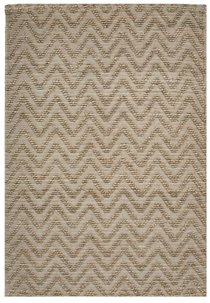 Jute Handwoven Rug Wave Natural