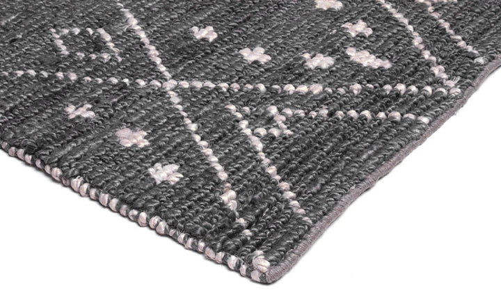 Jute Handwoven Rug Oxford Charcoal