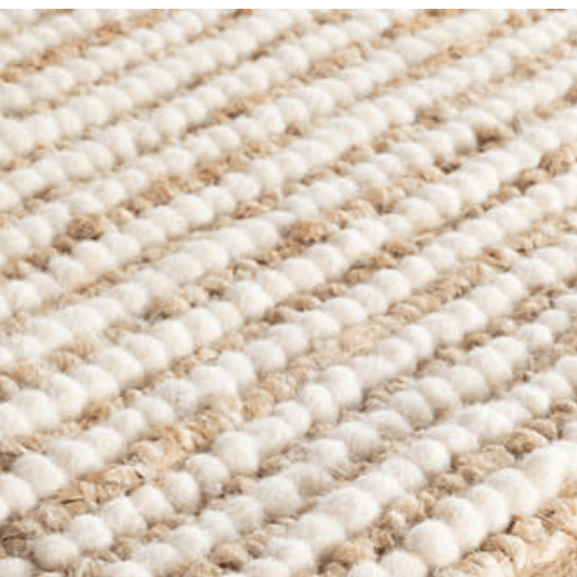 Jute & Wool Handwoven Rug Ava in Natural | Handmade Carpets & Rugs by Humminghaus