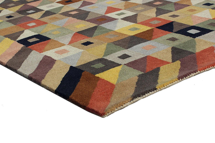 Wool Hand Tufted Carpet Multi Cajas