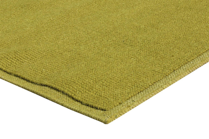 Woollen Handwoven Rug Loop - Blue and Olive | Handmade Carpets & Rugs